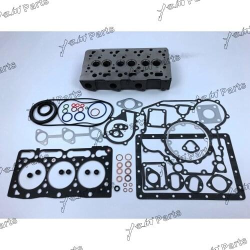For Kubota engine parts D1005 Cylinder head with full gasket set
