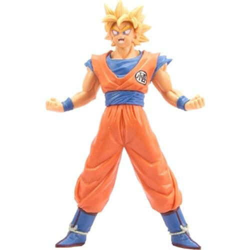 Dragon Ball Super Saiya Seven DBZ Figurine Monkey King Goku Jiren Model Toys 7-inch 16CM Landscape PVC Desktop Ornaments Figma