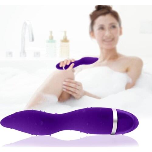 Purple long magic wand vibrator adult sex toys dildo masturbator for man woman lesbian vagina pussy anal vibromasseur massager