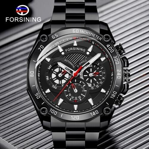 FORSINING New Brand Watch Fashion Unruly Style Luminous Sport Watche Waterproof Mechanical Automatic Self-wind WristWatch