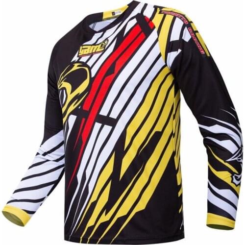 Cycling T-shirt Mountain Bike Jersey Sleeve Racing Clothes Downhill MTB Offroad Motocross JerseysLong Sleeve Mountain Bike
