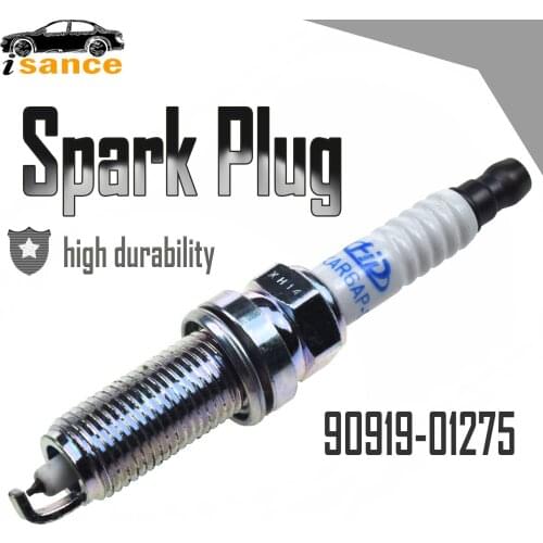 ISANCE NEW ( 90919-01275, SC16HR11 3444 ) 4PCS Iridium Spark Plugs For Denso SC16HR11 3444 CN(Origin)