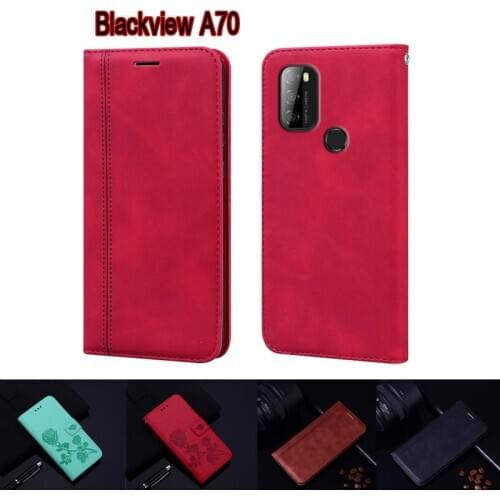 Leather Book For Blackview A70 Case Flip Cover Funda For Blackview A 70 Case Wallet Phone Protective Shell Hoesje Etui Coque Bag