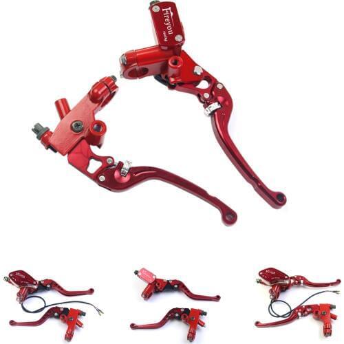 Red Motorcycle Parts Drum Cables Brake Clutch Lever for Scooter Honda Dio Grom MSX125 MT-09 Yahama Jog XSR900 R15 BWS 125 Moped