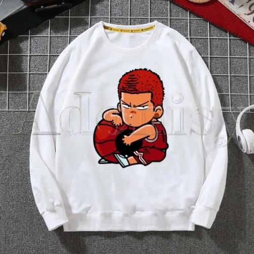 Slam Dunk Fashion Mens/Womens Hoodies Spring Autumn Male Casual Hoodies Sweatshirts Mens White Color Hoodies Sweatshirt Tops
