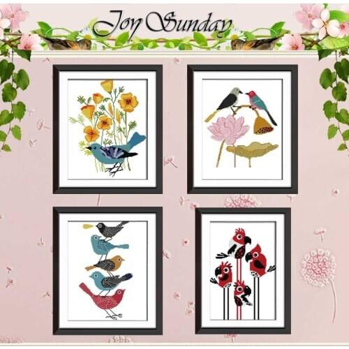 The Birds Parrot counted Cross Stitch 11CT 14CT Cross Stitch Set Wholesale DIY animals Cross-stitch Kit Embroidery Needlework