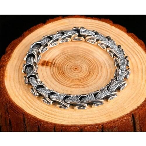 The New Keel Bracelet Trendy Man Korean Fashion Domineering Personality Non-mainstream Youth Punk Jewelry Niche Design