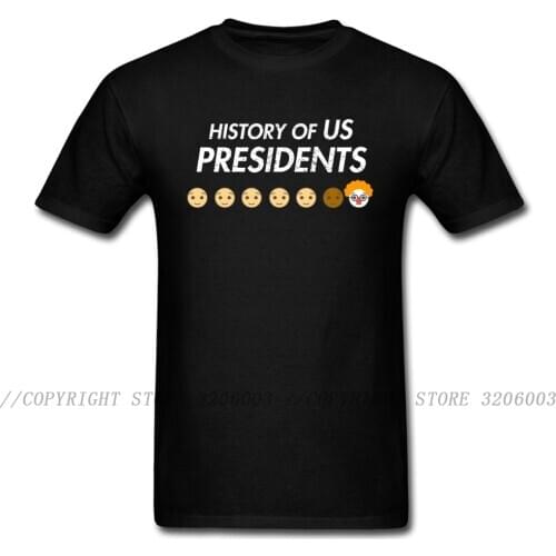 History Of US Presidents 2018 Novelty T-shirt Men Cartoon T Shirt Funny Designer Summer Clothes Donald Trump Obama Bush