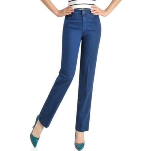 New spring and summer office lady cotton plus size high waist female women girls brand jeans clothes 79408