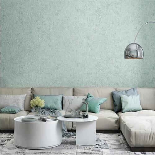 Wellyu new Modern minimalist Nordic style wallpaper pure color diatom mud wallpaper yellow blue living room bedroom wallpaper