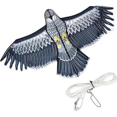 Owl Bird Repelling Kite Bird Scarer Emulation Flying Hawk Drive Bird Kite Emulation Bird Repellent Eagle Flying Kite For Garden