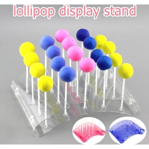 20 Hole Lollipop Stands DIY Cake Wedding Decoration Table Candy Support Display Stand For Kids Kitchen Tools Cake Candy Decor