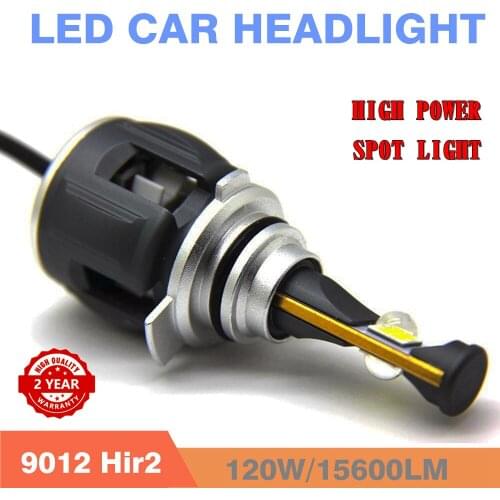 Goeser 9012 Hir2 Led Headlight Bulbs Canbus Automobiles Lamp 12V Auto Light 120W 6000K 20000LM Super Bright XHP70 ETI70