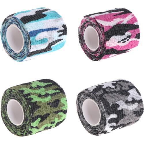 Tattoo Self-adhesive Non-woven Elastic Sport Tape Bandage Grip Tube Cover Wrap X7YB
