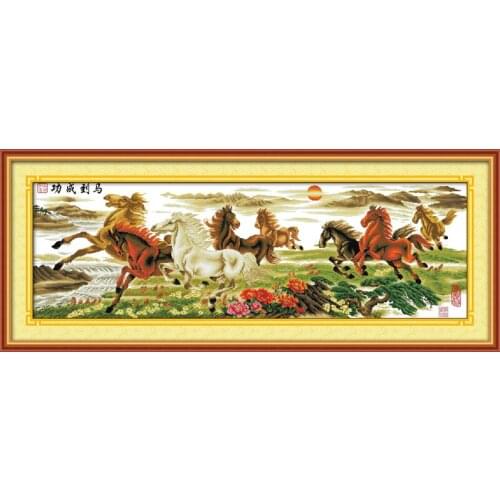 Wishing you every success(1) cross stitch kit animal Aida count 18ct 14ct 11ct print embroidery DIY handmade needlework supply