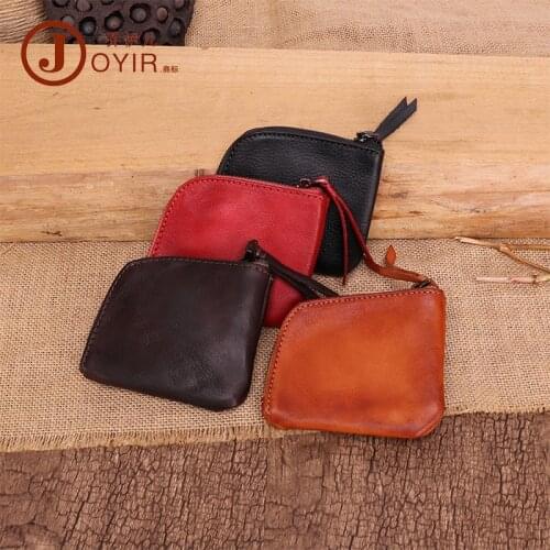 Joyir Genuine Leather Coin Purses Women Wallet mini Slim Coin Bag wallet for women supreme wallet multi-function women purse