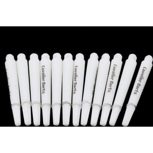 12pcs/lot Outdoor Sports Accessory Dart 2BA Transparent PC Dart Shafts For Steel Soft Dart With Dart Shaft Stainless Steel Rings