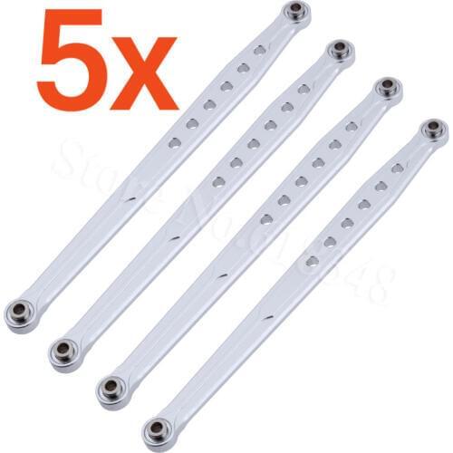 5 Sets/Lot OEM 1:10 Upgrade Parts OP Aluminum Rear Link Set for AXIAL SCX10 1/10 Rock Crawler 4WD SCX10-03 Metal