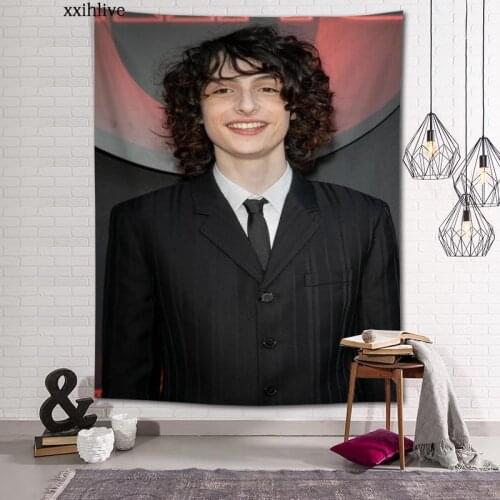 Actor Finn Wolfhard Custom HD Tapestry For Carpet Travel Mattress Wall Carpets Art Home Decor 60x90cm,70x95cm,100x150cm