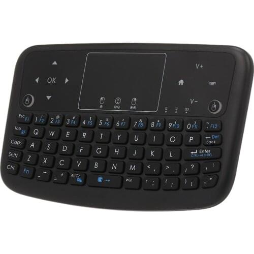 A36 Mini 2.4GHz Wireless Keyboard Air Mouse Rechargeable Touchpad Keyboard Remote Control For Android TV Box Smart TV PC PS3