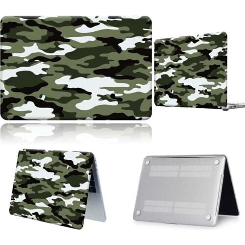 Laptop Case For Apple Macbook 12/Pro 13(A2251 A2289)/Pro 13 A2338/Air 13 A2337/Pro 15 16/Air 11 Urban Camouflage Flip Cover