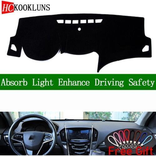 For Cadillac ATS 2013 2014 2015-2017 Dashboard Cover Sun Shade Dash Mat Pad Carpet Car Stickers Interior Accessories