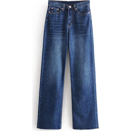 Dave&Di jeans woman england style high street washed retro high waist jeans ripped jeans for women boyfriend jeans for women