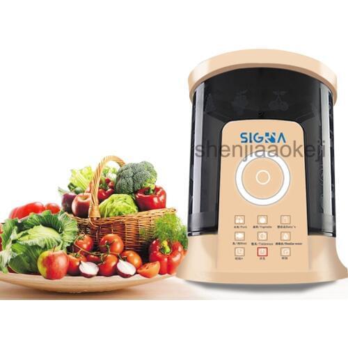Fruit and Vegetable Cleaning Detoxification Machine Food Washing Machine 220v65w 1pc Household Automatic Food Purifier
