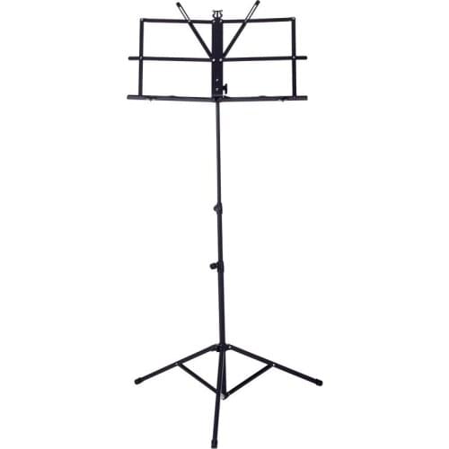 Hot Adjustable Black Music Rack with Lift Folding Guitar Music Rack Guitar Violin Music Rack Musical Instrument Accessories