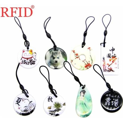 UID S50 1K 13.56MHz RFID Card Rewriteable Writable Keychain Key Tag Changeable MF NFC Card Multiple Choices Access Control Card