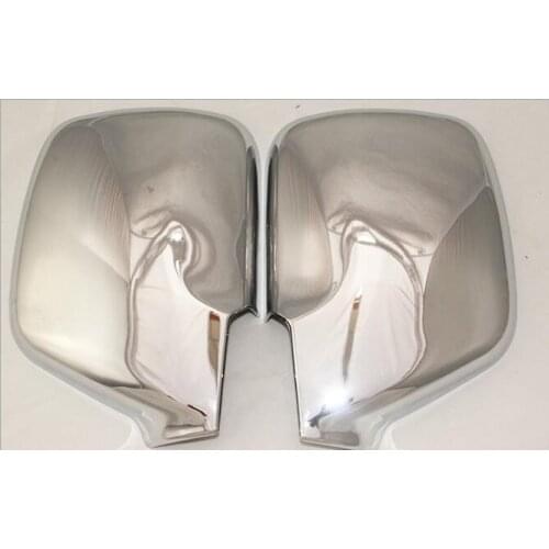 Rearview mirror cover For Toyota Land Cruiser Autana 4500 FJ80 1992-2008 2PCS ABS Chrome plateddoor Rearview door mirror covers
