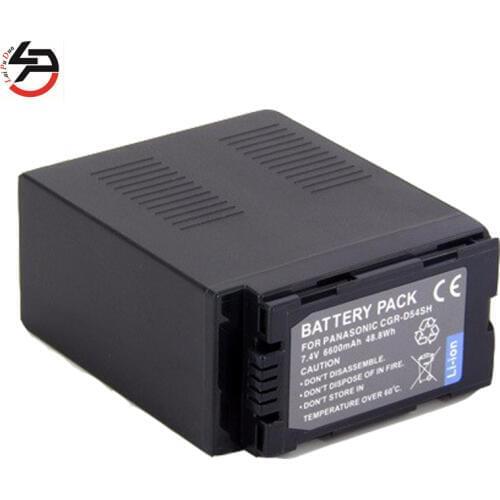 LPD 7.4v 5400mah 100% brand new Replacement Camera Battery For Panasonic CGA-D54 CGA-D54D CGA-D54S CGA-D54SE CGA-D54SE/1B