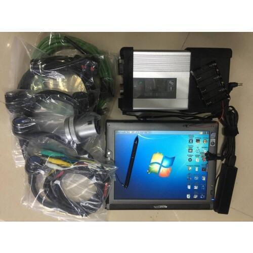 Mb sd c5 with mini ssd software 2020.12v super speed with tablet le1700 win7 64 bit system for mb star c5 cars & trucks diagnose
