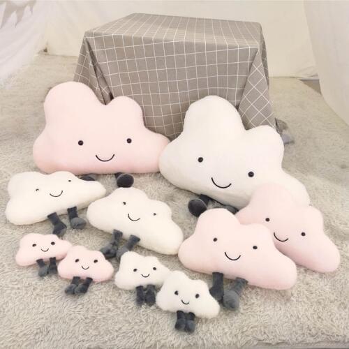 30cm/50cm Cartoon Soft Cloud Plush Car Pillow Toy Sky Series Stuffed Doll Sofa Pillow Cushion Baby Sleeping Kid Birthday Gift