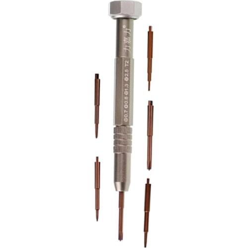 Screwdriver for iPhone with 5 Tips Repair portable bit kit For iPhone Samsung Mobile Phone Repair Screwdriver Prevent Skidding