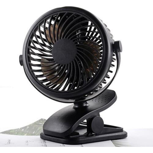 Tabletop Cooling Desktop Fan Portable Mini USB Fan Desk Fans Air Circulating USB Fan 720° Rotation 3-Speed USB Rechargeable