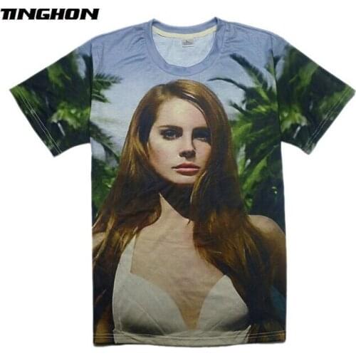 Newest Fashion Womens/Mens Lana Del Rey Funny 3D Print Casual T-Shirt XS-7XL