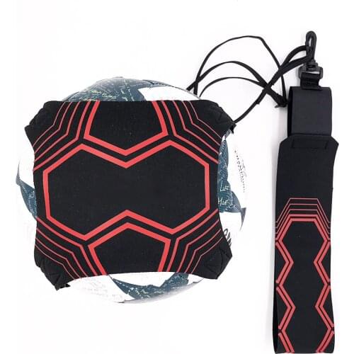 2018 new Soccer Trainer Belt Kick Football Solo Practice Waist Skill Equipment Sports red color top quality