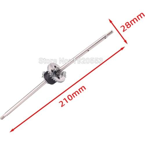 Original 12428-1192 0133 Metal Rear Differential Shaft Gear 210mm Accessory Parts For WLtoys 12423 12428 1/12 RC Car