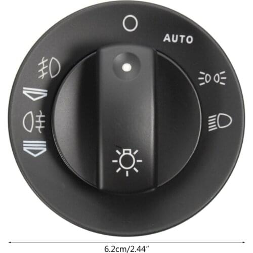 X7AE Auto Headlight Fog Light Control Switch Headlight Switch Compatible with A4 S4 8E B6 B7 2000-2007 Headlamp Dimmer Switch