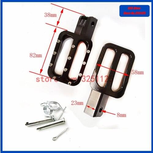 Pit Dirt Motorbike black CNC Footpegs Foot pegs For Chinese 50cc - 160cc CRF XR KLX TTR SDG Thumpstar Motorcycle Crass Parts