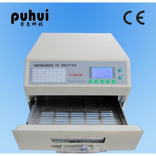 PUHUI T-962A Infrared IC Heater T962A Desktop Reflow Oven BGA SMD SMT Rework Sation T 962A Reflow Wave Oven
