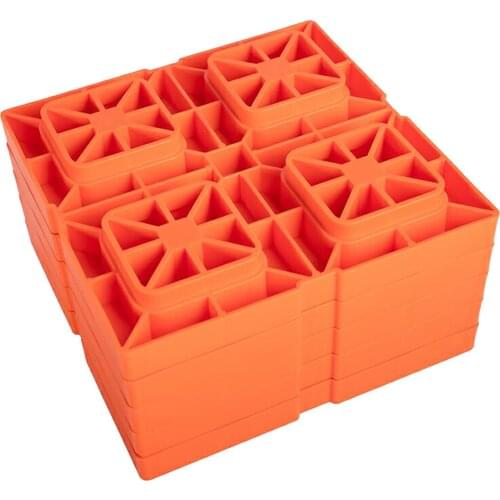 Heavy Duty Leveling Blocks for Leveling Single and Dual Wheels Hydraulic Jacks Tongue Jacks Tandem Axles 5 Pack