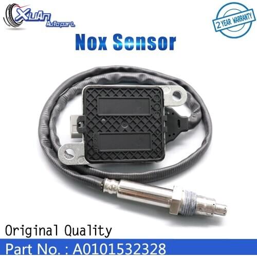 XUAN 8-wire New Nitrogen Oxide Oxygen Nox Sensor A0101532328 For Detroit DIESEL DD13 DD15 DD16 Engine Outlet for Mercedes-Benz