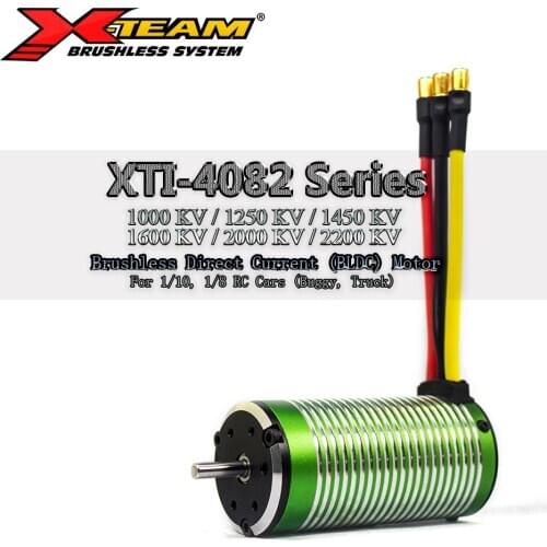 X-TEAM Brushless Motor 4082 Series BLDC Motor Electromotor for RC Cars (1/8 Trial, on-road, Buggy-Monster)