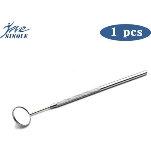 1 pcs Mouth Mirror Stainless Steel Dental Mirror Instruments Tooth Cleaning Whitening Oral Hygiene Oral Care Tool