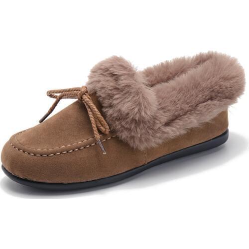 Women Winter Warm Boots Casual 2018 Brown Black Gray Antiskid Outsole Lady Snow Boots Fashion Style Easy Wear Hairy Ankle Boots