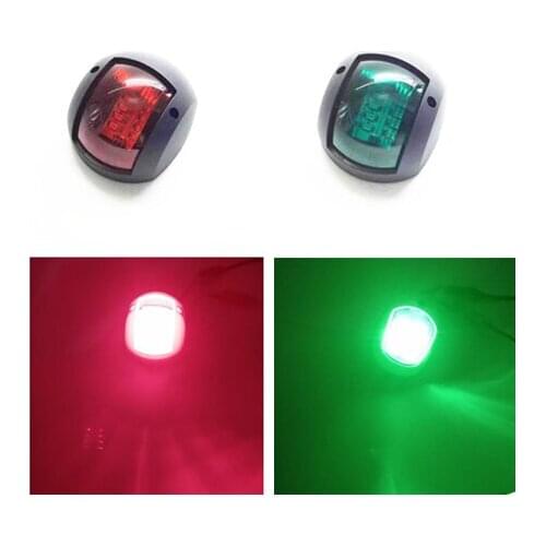 2x IP66 12v-24v Red Green 8 LED Navigation Lights Lamp IP66 Boat Marine Indicator Spot Light For Marine Boat Yacht Sailing