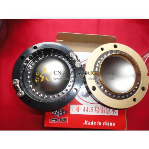 1 pcs ID: 1 3/4 inch 44.4mm 44.5mm High quality Pure flat aluminum wire tweeters diaphragm Drive 8 ohm speaker voice coil