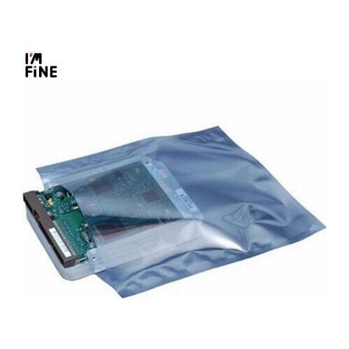 100pcs Open Top Anti Static Shielding Bag ESD Anti-static Instruments Package Pouch Hot Fidget Spinner Toys Bags